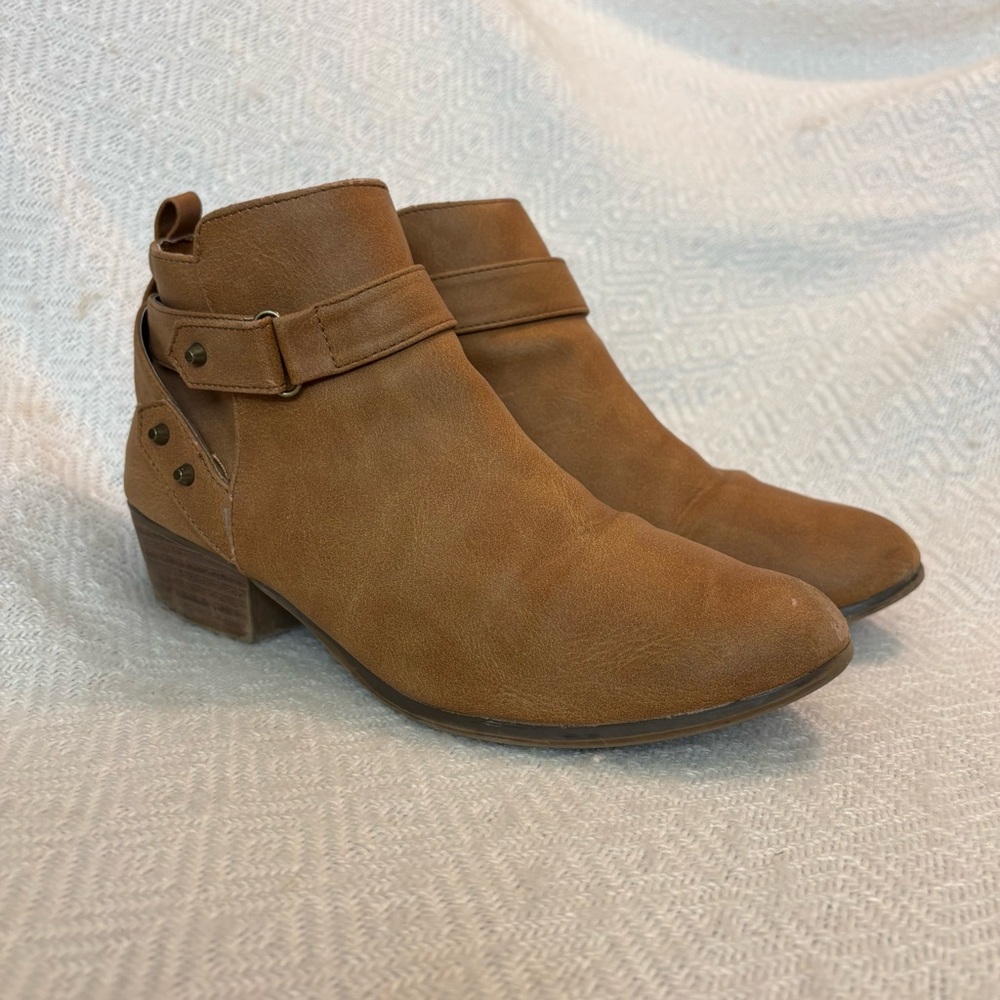 Unionbay Tilly Faux Leather Ankle Bootie